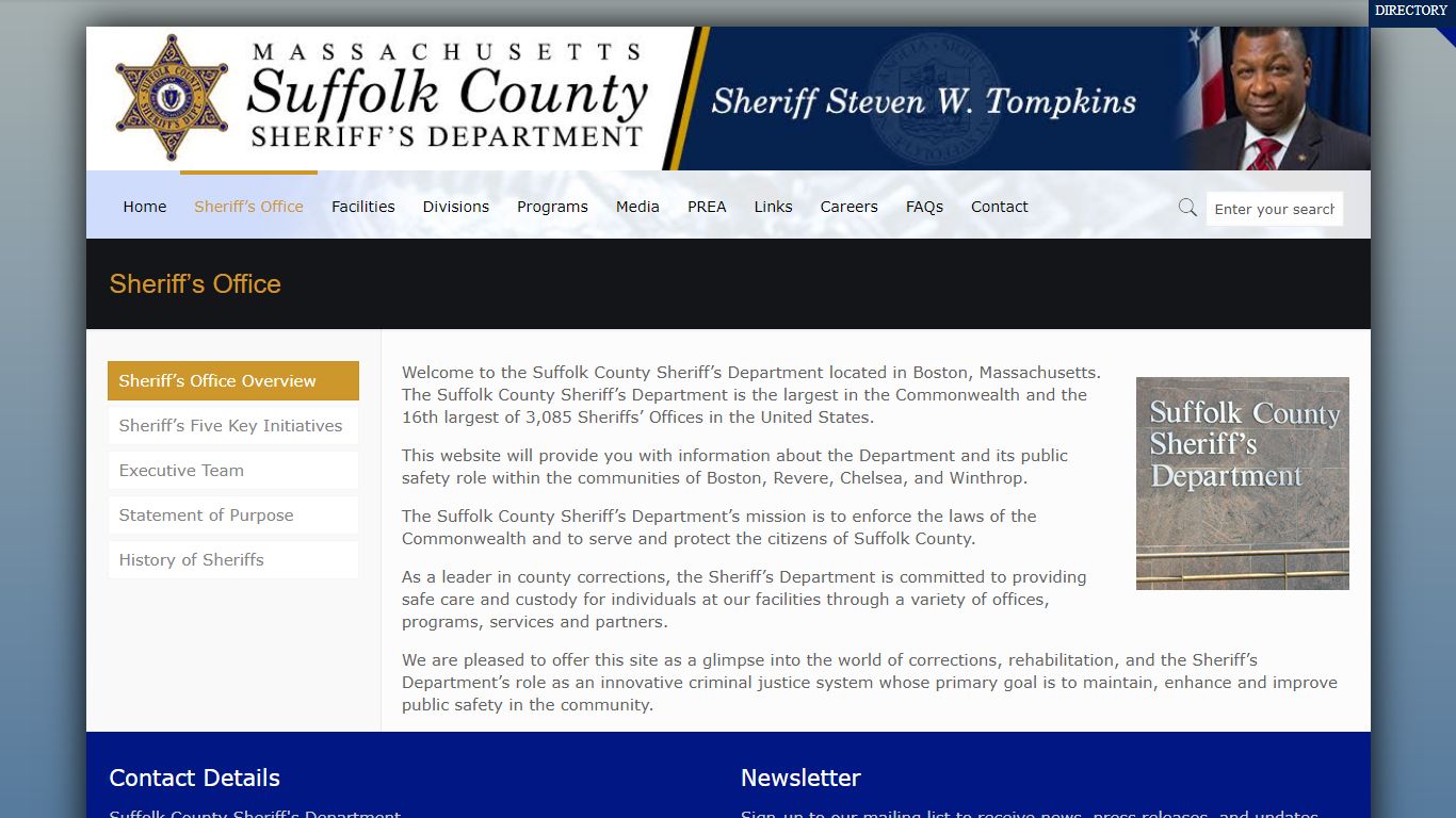 Sheriff’s Office – Suffolk County Sheriff's Department